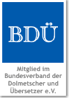 Dr. Elena Franzreb, Übersetzerin Deutsch ⇔ Russisch, BDÜ-Mitglied